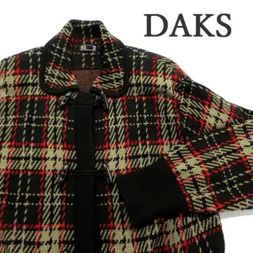 MY1750 DAKS 닥스 P 코트 더플 코트 울 체크 무늬