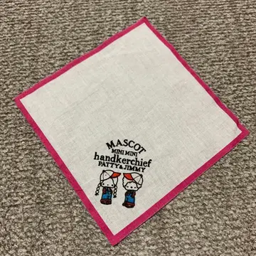 파티 & 지미 미니미니 핸드 타월 손수건 쇼와 레트로 1980년대