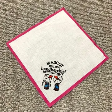 파티 & 지미 미니미니 핸드 타월 손수건 쇼와 레트로 1980년대