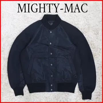 MIGHTY-MAC 나일론 자켓 블랙 마이티 맥 일본제