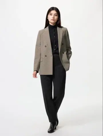 미사용 새상품 UNIQLO 유니클로 웜 스마트 팬츠 블랙 s