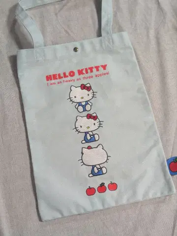 키티 토트백 자수 미사용 새상품 원스 테라스