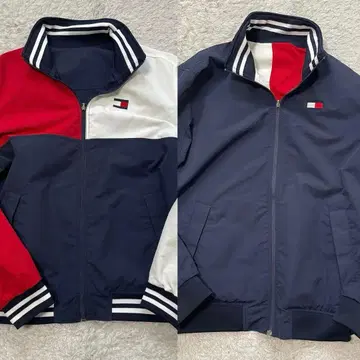 새상품급 TOMMY HILFIGER 리버서블 나일론 자켓 XL