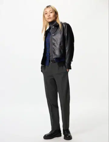 미사용 새상품 UNIQLO 유니클로 웜 스마트 팬츠 그레이