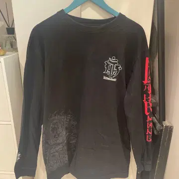 맥시멈 더 호르몬 XL 블랙 롱 슬리브 셔츠