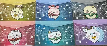 치이카와(먼작귀) 캐릭터 클리어 파일 6장 세트 세븐