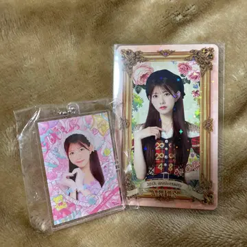 AKB48 치바 에리 아틀레 아키하바라 아크릴 키링 특전 카드 2종 세트