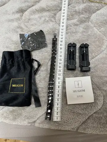 [ 새상품급 ] MUGOM 블랙 팔찌