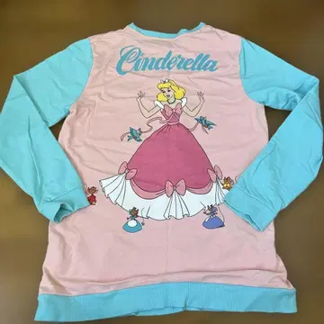 신데렐라 해외 트레이닝복 롱 디즈니 disney 파랑새 핑크