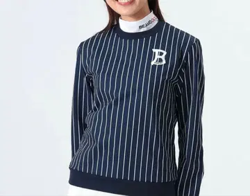 빔즈 골프 ORANGE LABEL / 스트라이프 크루넥