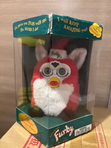 퍼비 Furby 크리스마스 한정판 빨흰 영문판