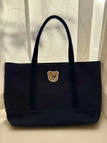 러브러리 바이 페이 올드 테디 걸 와펜 토트백 라지