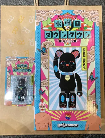 한정품 수요일의 다운타운 BE@RBRICK 마네키네코 100%&400%