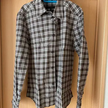 베로니크 블랑키노 체크 무늬 긴팔 셔츠