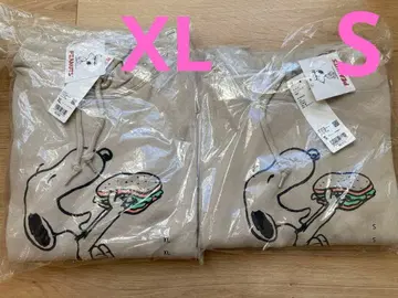 피넛 후드 맨투맨 유니클로 XL S 2점