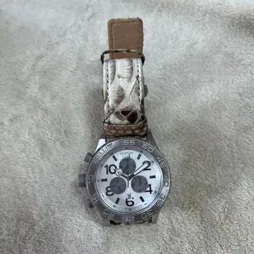 [ 레어 ] 크로노 실버 베이지 시계