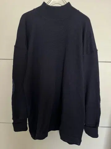 실물 데드스탁 이탈리아 해군 모크넥 울 스웨터