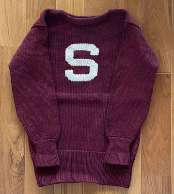 A.G.SPALDING 레터 스웨터 US38 스펄딩 니트