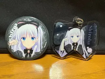 SummerPockets 나루세 시로하 키링 & 캔뱃지