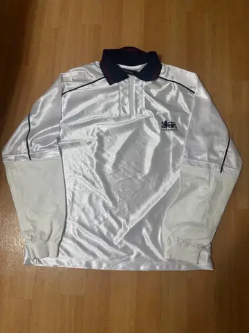 Cognomen 새틴풍 피케 셔츠 화이트 축구 T