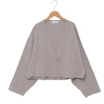 택 포함 새상품 VERSEAU 베르소 강축 울 가디건 (베이지)