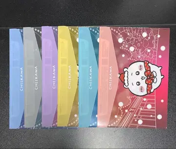 세븐일레븐 치이카와 (먼작귀) 오리지널 플랫 케이스 6종 6개 세트