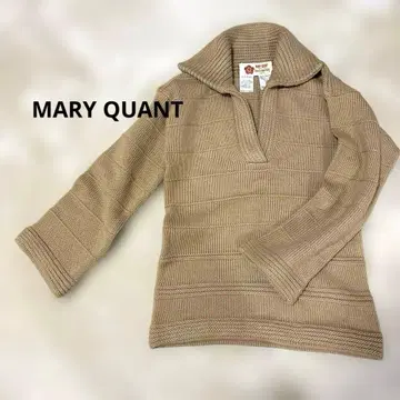 새상품급 MARY QUANT 리브 니트 이탈리아제