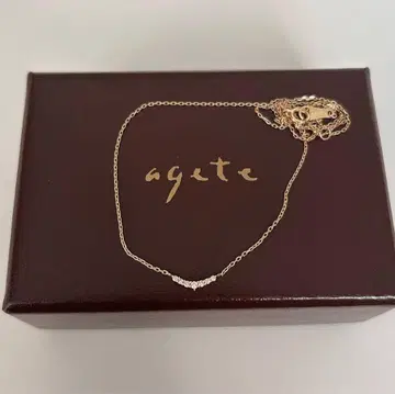 agate K10 심플 목걸이