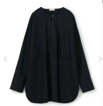 울 캐시미어 포플린 멜톤 키홀 블라우스