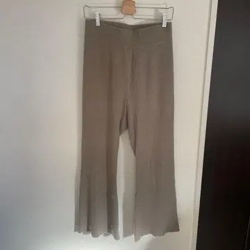 두지엠 클라세 리브 팬츠 베이지