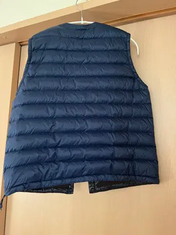 네이비 다운 베스트 사이즈 36