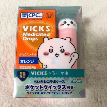 VICKS 메디케이티드 드롭스 6개입 치이카와 콜라보