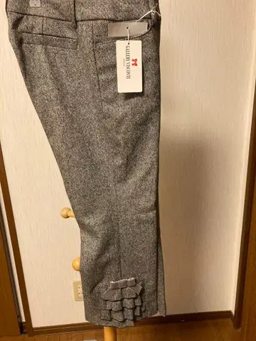 GALLERIA VICONTE 그레이 프릴 팬츠