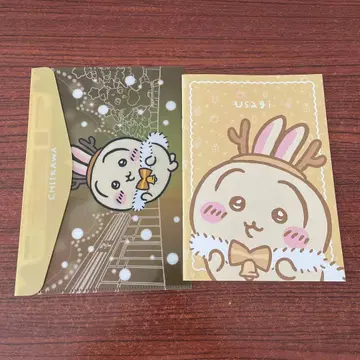 치이카와 플랫 케이스 A5 노트 토끼