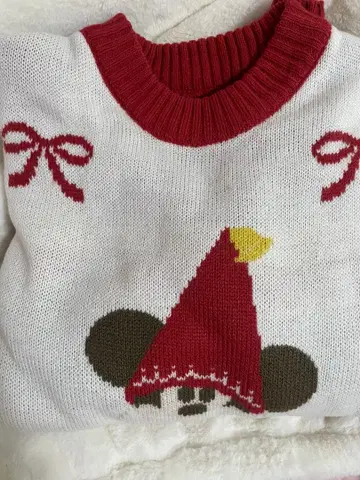 디즈니 크리스마스 2025 릴린린 스웨터