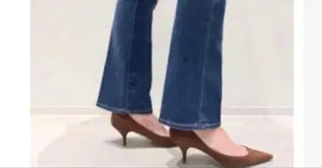 브라운 스틸레토 하이힐