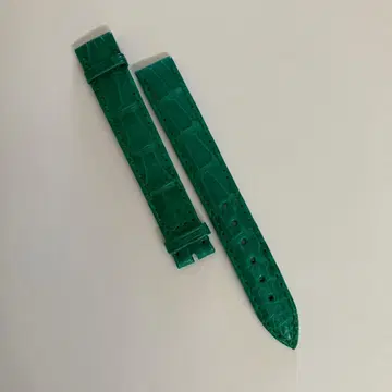 쇼파드 해피 스포츠 크로커다일 벨트 그린 미사용품