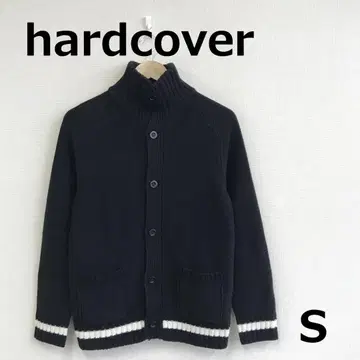 A1204C10 [ hardcover ] 면 혼방 하이넥 니트 가디건