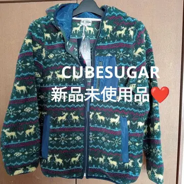 CUBE SUGAR 플리스 후드 자켓 M 사이즈