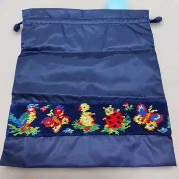 페이 복조리 파우치 학교 페이 네이비 ( 실내화 주머니 )