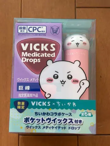 VICKS 메디케이티드 드롭스 6개입 치이카와 (먼작귀) 콜라보 1