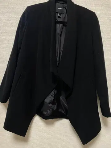 미사용 코트 블랙