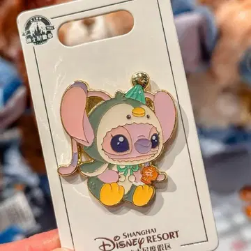 상하이 디즈니랜드 크리스마스 겨울 핀 배지 배치 핀즈 엔젤