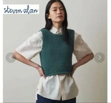 Steven Alan COTTON LOW GAUGE VEST 베스트