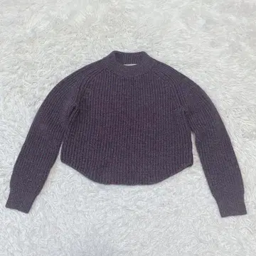 a2116 [신존] 마이달타니안 니트 숏 기장 보라색 새상품급 성인