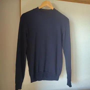 ARCODIO 모크넥 코튼 니트 네이비 S 사이즈