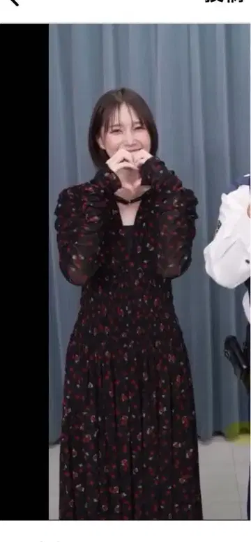 FETICO 체리 패턴 바디수트 상의