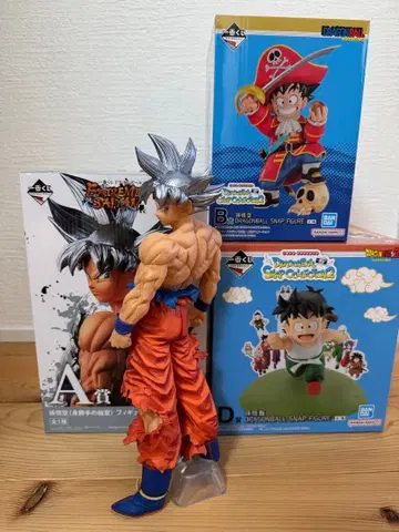 드래곤볼 제일복권 A상 손오공 무의식의 극의 B상 D상 3점