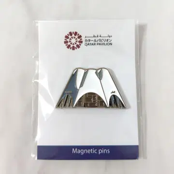 카타르 관 핀 배지 마그넷식 간사이 만박 QATAR