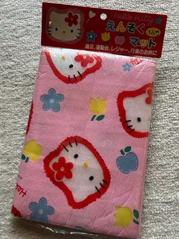 산리오 헬로키티 레트로 레어 희귀 키티 소풍 매트 1인용